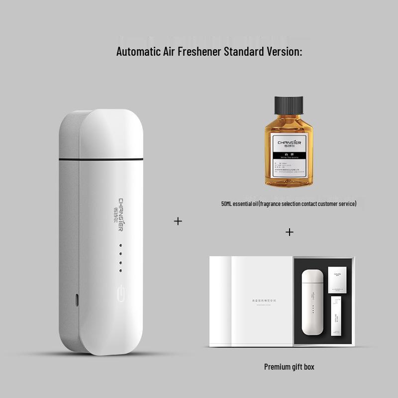 

Настенный аромадиффузор с таймером - Бесшумный, автоматический освежитель воздуха Standard Gift Box белый