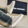 Premium Cloth Surface Men Canvas Sneakers Bestseller Low Cut Skate Shoes Flexible Non Slip Rubber Sole Versatile Outdoor  Shoes