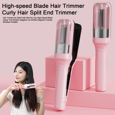 Tondeuse 2-en-1 pour pointes de cheveux Type-C Rechargeable Sans fil Portable Enlève-cheveux fendus Multifonction