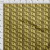 oneOone Cotton Flex Dark Mustard Fabric Asian-Tie & Dye- Texture Craft Projects Decor Fabric Printed By The Yard 40 Inch