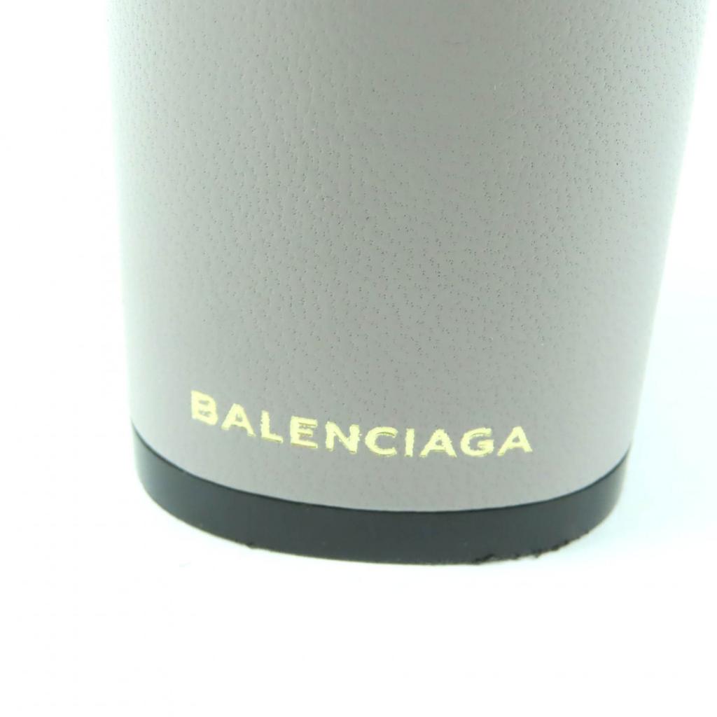 Pristine BALENCIAGA short boots gray leather Women 36 477242 Used