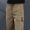 Men's American Retro Fleece-Lined Tapered Cargo Pants