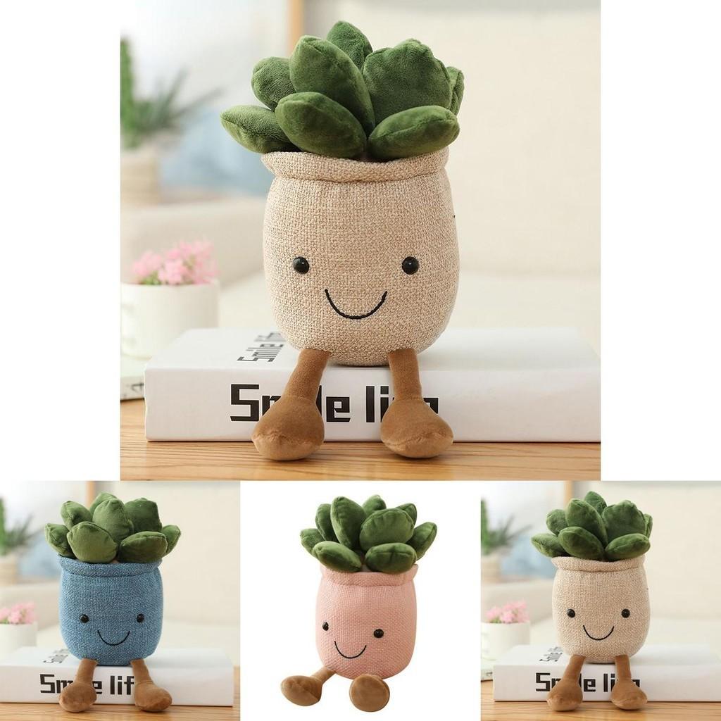Lifelike Succulent Plants Plush Stuffed Toy Featuring Super Soft Fabric Ideal For Kids