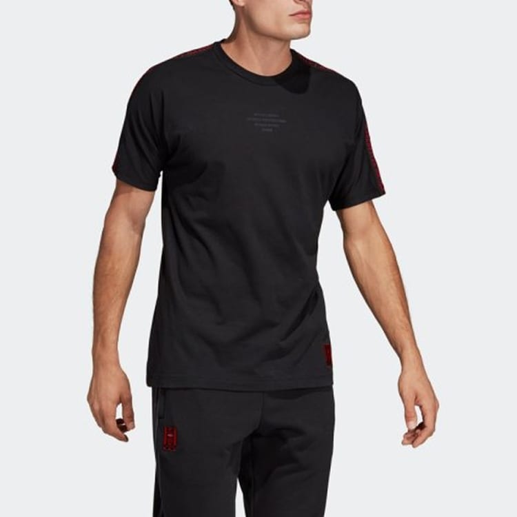 Adidas Manchester United Soccer Jerseys Men's Black Moderate Straight Fit DP2325