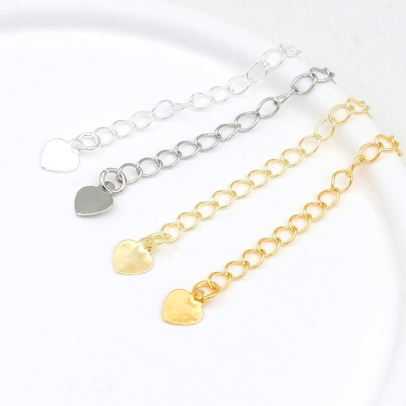 K Bag Gold Color Retention Tail Chain Extension Chain Homemade Bracelet Necklace DIY Handmade Accessories Handmade Jewelry Material D