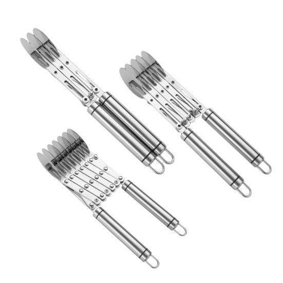 37748 Wheels Dough Cutter Stainless Steel Pastry Cutter Pizza Pastry Wheel