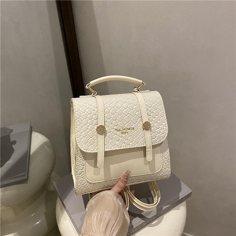 Fashion Small Backpack Autumn New Niche Design College Style Portable Small Square Bag Travel Bag