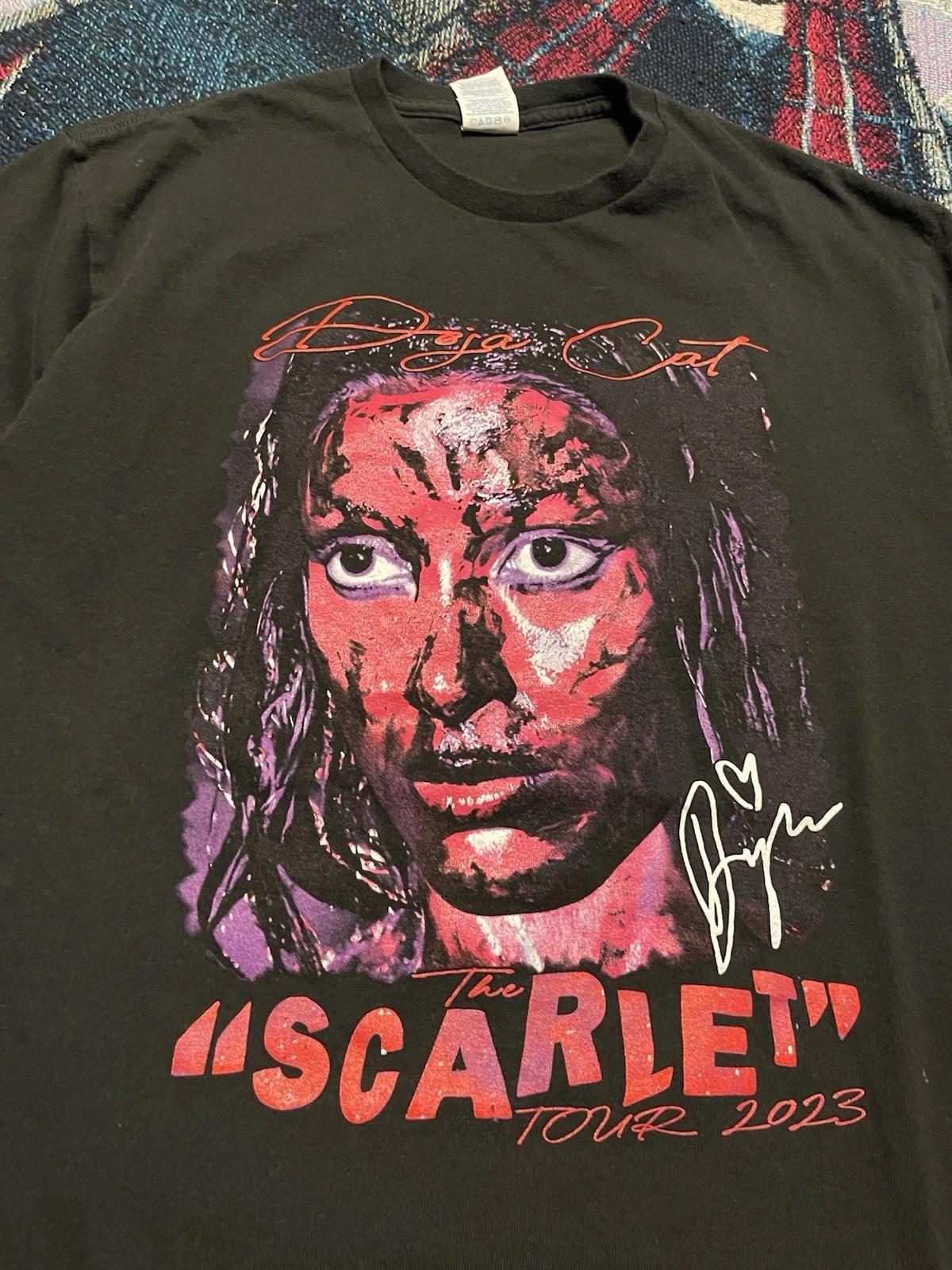 

2023 Doja Cat Scarlet Tour Shirt Men s L Concert Tour Ice Spice Doechii Bloody 4XL