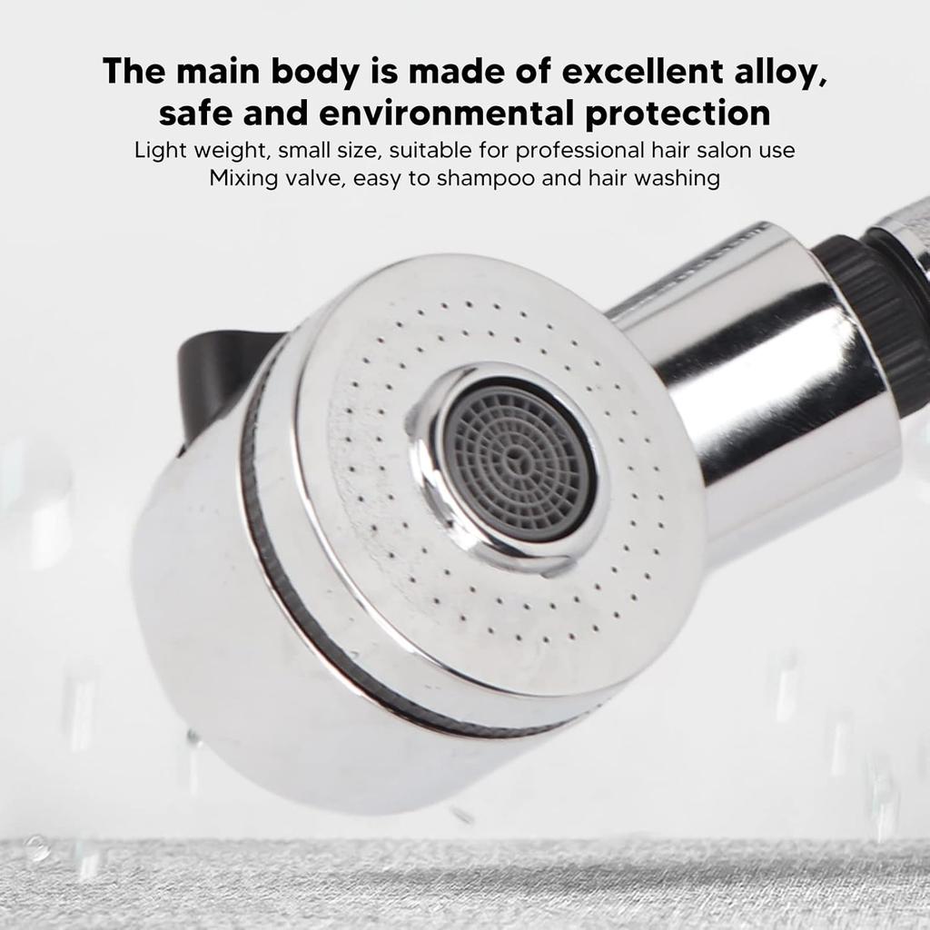 Sprayer Head and Sprayer Head and Hose Shampoo Bed Faucet Kit with 70cm Hose for Shampoo Bowl, Hose Shampoo Basin Sink Replacement Part for Salon,