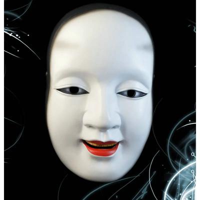 Moda Ve Popüler Cadılar Bayramı Dansı Japon Noh Drama Maskesi Sonjiro Hannya Maskesi Koleksiyoncu Sürümü Reçine Noh Maskesi