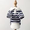 Dog Clothes Teddy York Shire Polo Shirt Summer Dress Striped Pet T-Shirt Dog Costume Soft Pullover Suit for Dog Puppy