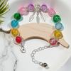 Daisy Popcorn Beaded Bracelet: Elegant Women's Hand Jewelry