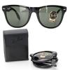 Ray-Ban Borderline Sunglasses RB4105 Large Size 54mm Glossy Black