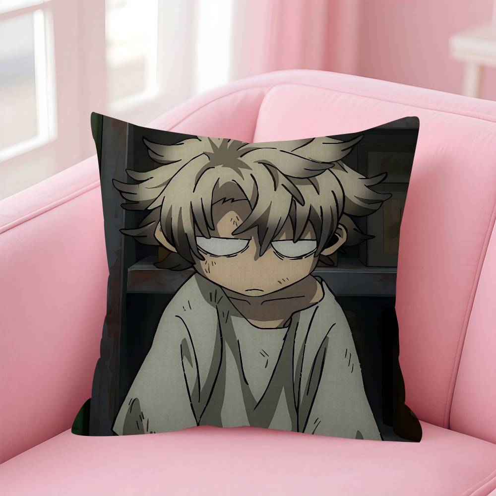Anime Comic Gachiakuta Riyo Cushion Cover Car Throw Pillow Case For Sofa Car Christmas Gift