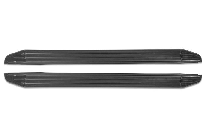Marchepieds en aluminium - JJ-AUTOMOTIVE - Ford Ranger T6 - 2 pièces - ABE certificat - Noir