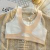 Less Exercise Development Period High School Students Bra Fixed Cup Junior High School Students Children Vest Children