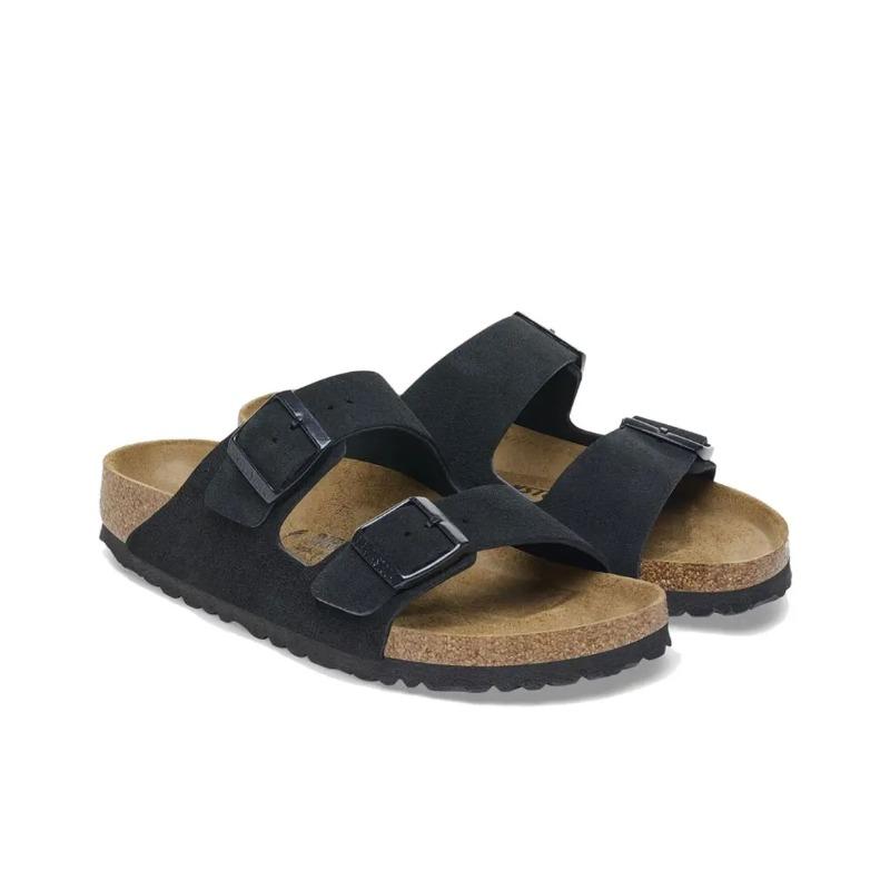 Birkenstock Unisex Stylish Slip-on Slide Sandals Black 1027152 45