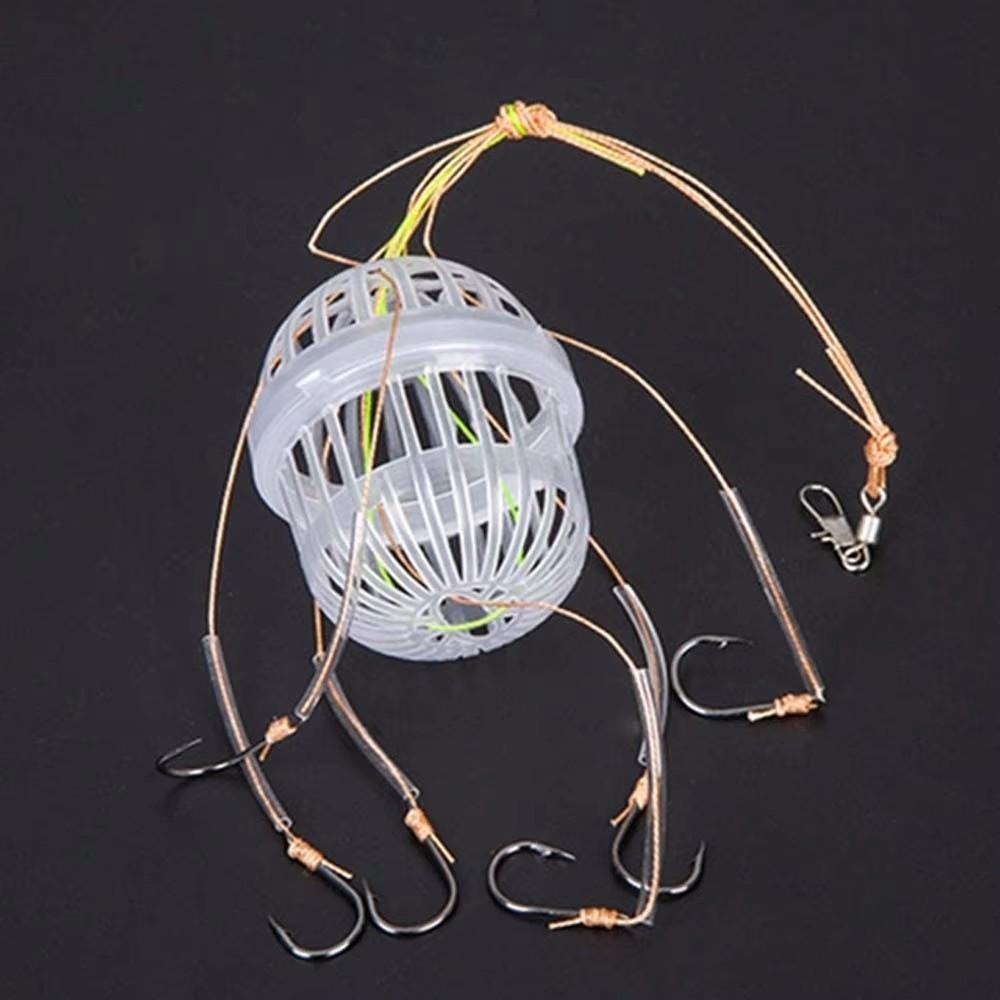 Plastics Fishing Hooks Carbon Steel Sea Box Hook New Explosion Baits Cage Tackle Tools