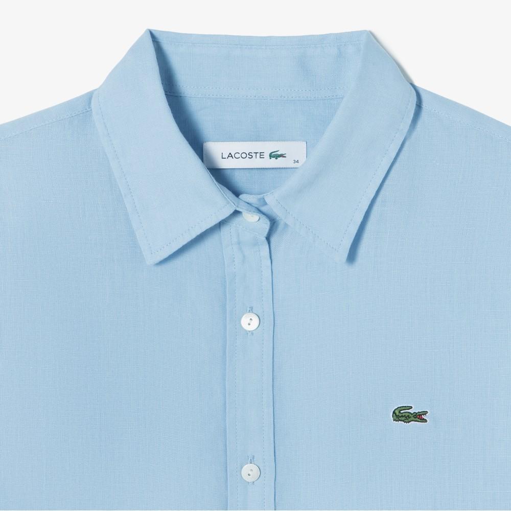 Lacoste Women's Regular Fit Linen Shirt CF005E-56GHBA