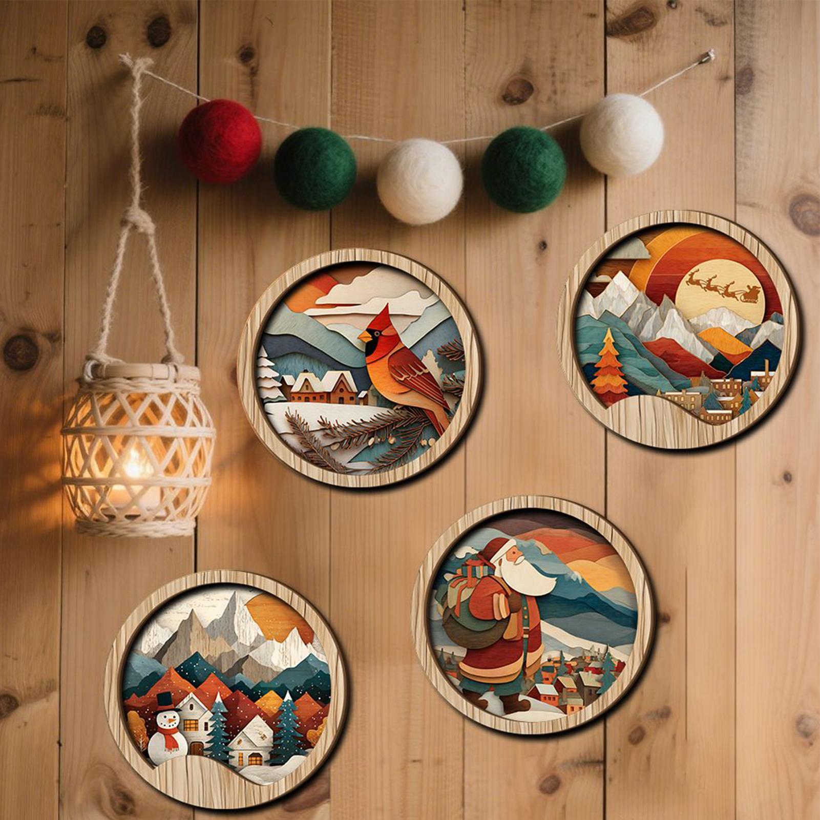 

Bathroom Decor Wall Art Boho Classic Wooden Bedroom Bohemian Wall Decor Christmas Home Ornament For Living Room Bedroom China Mainland