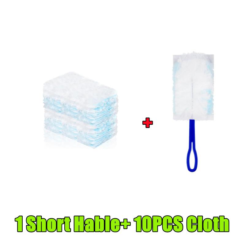 New 50-10PCS Dusting Brush Disposable Electrostatic Absorbent Fiber Duster Air-condition Car Furniture Cleaning Duster Set Tools