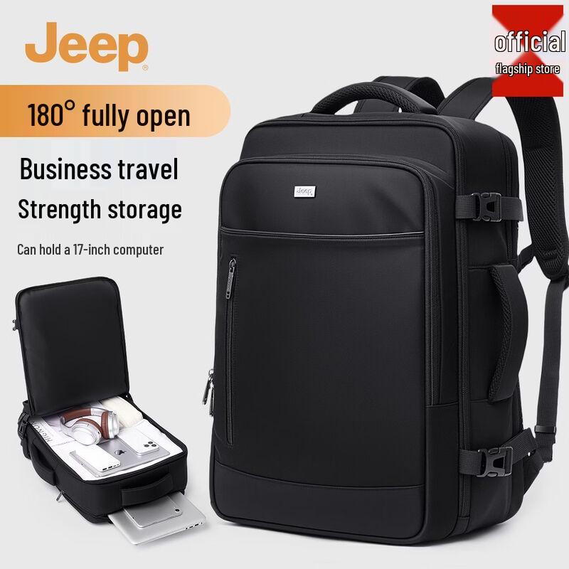 JEEP Men s Large Capacity Business Travel Backpack