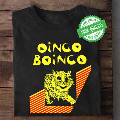 Vintage Katze Oingo Boingo T-Shirt Kollektion Sänger Herren Shirt Unisex T-Shirt