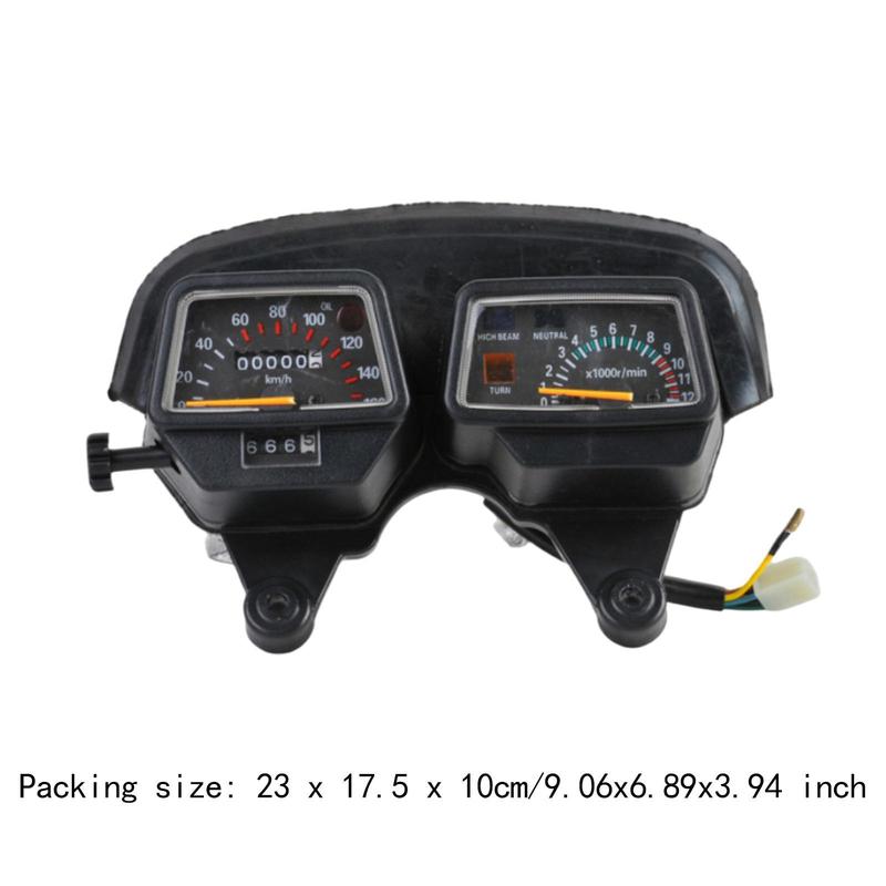 Motorcycle Gauge Cluster Speedometer Tachometer High Performance Replacement Sturdy Professional Accessories for DT125