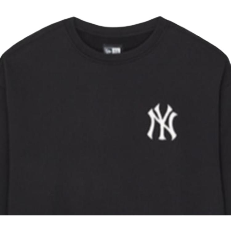 New Era FW25 MLB Series New York Yankees Pullover American Casual Letter Embroidery Loose Round Neck Drop Shoulder Long Sleeve Sweatshirt 14860835