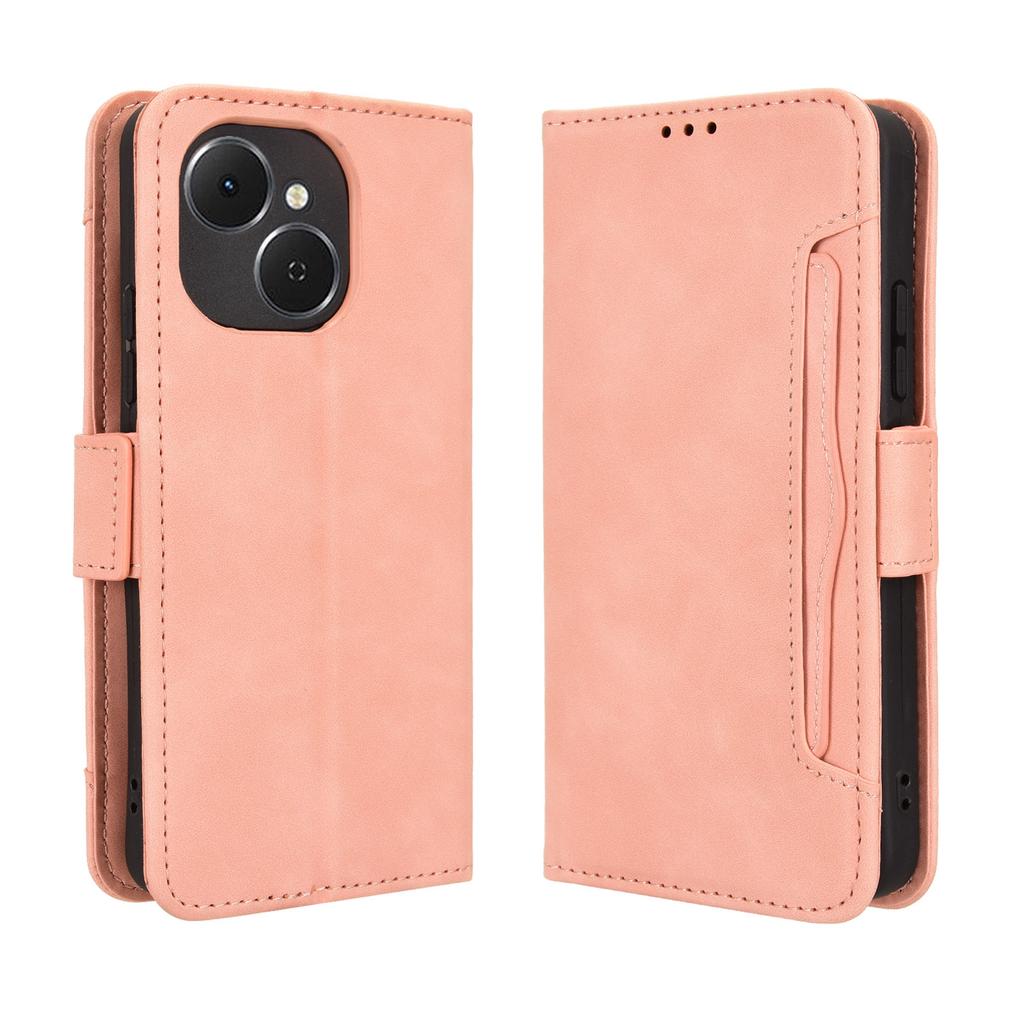 Voor TECNO Spark 40C Leren Hoesje Telefoon Portemonnee Cover met Meerdere Kaartsleuven