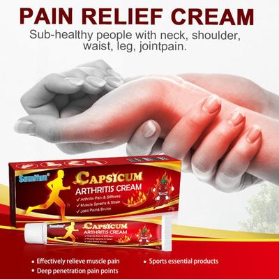 Pain Relieving And Chili Arthritis Ointment For Treating Lumbar Shoulder And Back Muscle Sprain And Strain