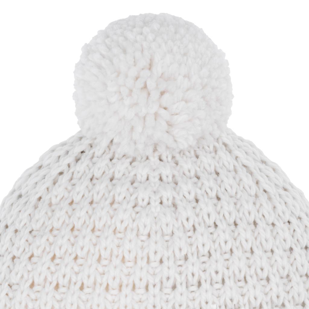 Eisbar Trail Pompon MÜ SA, Damska czapka biała