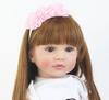 BZDOLL 60cm oryginalny silikon Reborn laleczka bobas zabawki winylu księżniczka maluch żyje Bebe dziewczyna Bonecas prezent urodzinowy dla dzieci