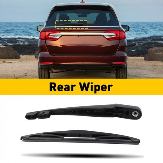 Rear Wiper Arm and Blade For Honda 2011-2017 Odyssey Back Windshield Wiper US