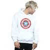 Marvel Mens Captain America Pixelated Shield Hoodie