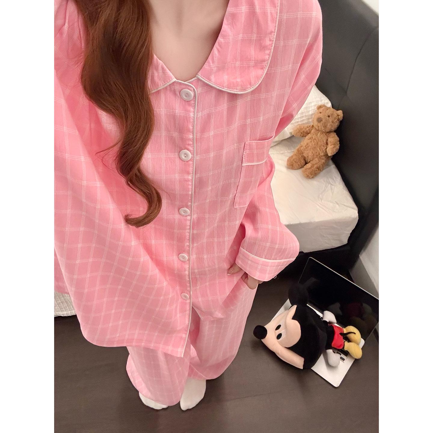 

Women s Winter Cartoon Pajama Set: Loose, Plus Size, Lapel Cardigan for Indoor/Outdoor Wear Large