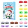 24 Days Christmas Dumpling Advent Calendar Countdown Squeeze Mochi Fidget Toy For Kids Christmas Gift