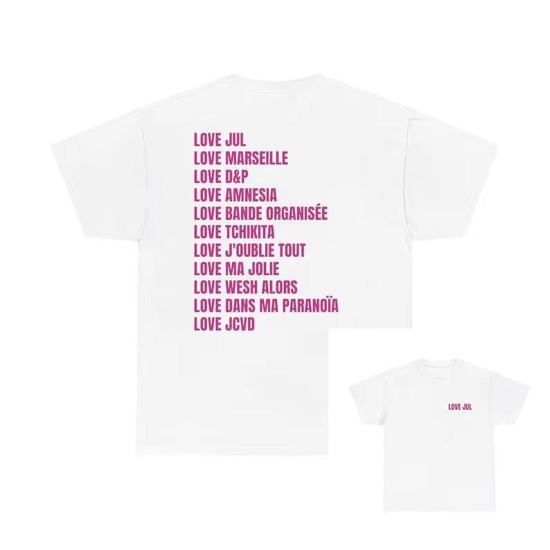 

New Maillot Jul T Shirt Summer Cotton Men Women Top Tee Short Sleeve Streetwear Loose Casual Trendy Oversized Clothing Vintage 4XL