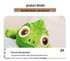 Trendy One-Shoulder Lizard Plush Toy Matching Party Outfit