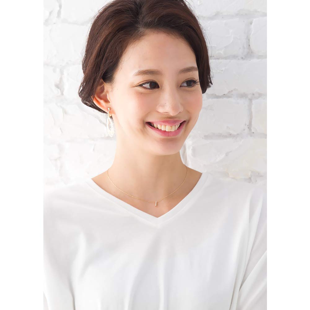 Shop Earrings for made in [Jewelry M] women, openwork, teardrop, flower, hypoallergenic, screw-spring style, accessories, Japan, gold, e0095-G