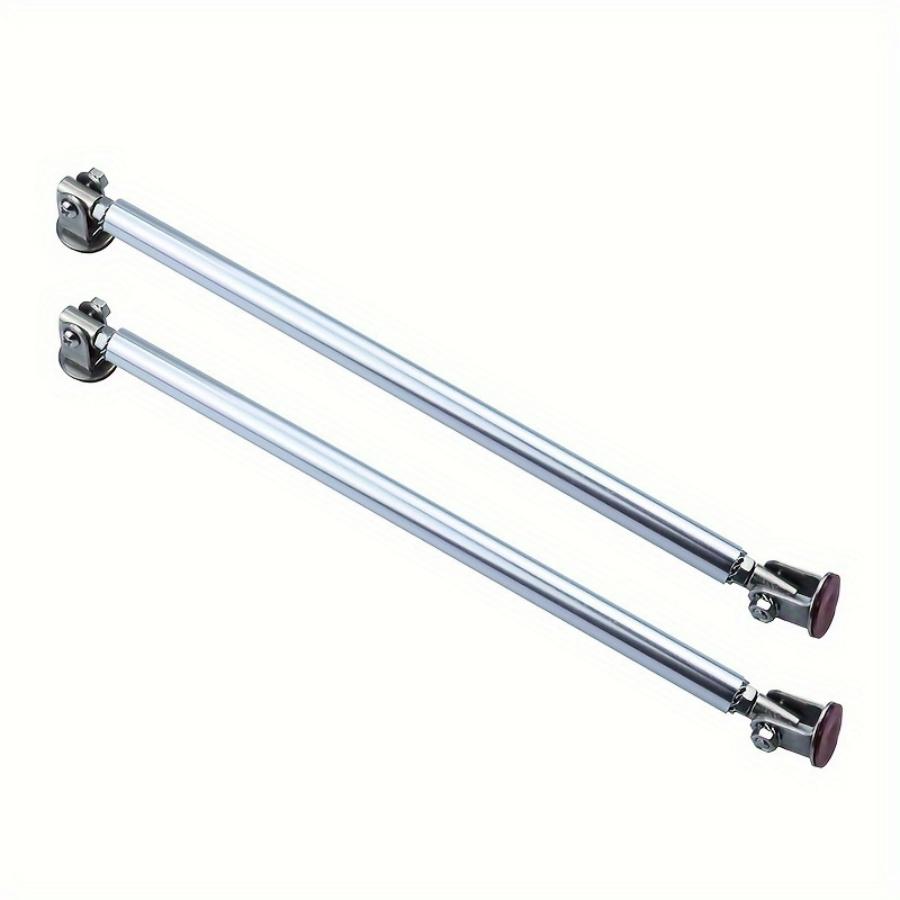 2 pcs of car front lip support rod, metal front shovel, rear bumper modification accessories, adjustable without drilling holes