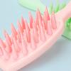 2 Peças Escova de Lavar Cabelo Portátil Massageador para Cuidados com o Couro Cabeludo Design à Prova d'Água para Limpeza Profunda e Estimulação Refrescante do Couro Cabeludo
