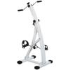 Exercise Bike Cycle Trainer Arm and Leg Pedal Exerciser with LCD Display Indoor Home Cardio Workout Resistance Adjustable
