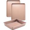 HANDUNYOU Large Carbon Steel Rectangular Baking Pan