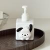 Papa Dog Soap Dispenser Refillable Shower Bottle Plastic Press Pump Lotion Bottle For Liquid Hand Sanitizer Shampoo Dispenser
