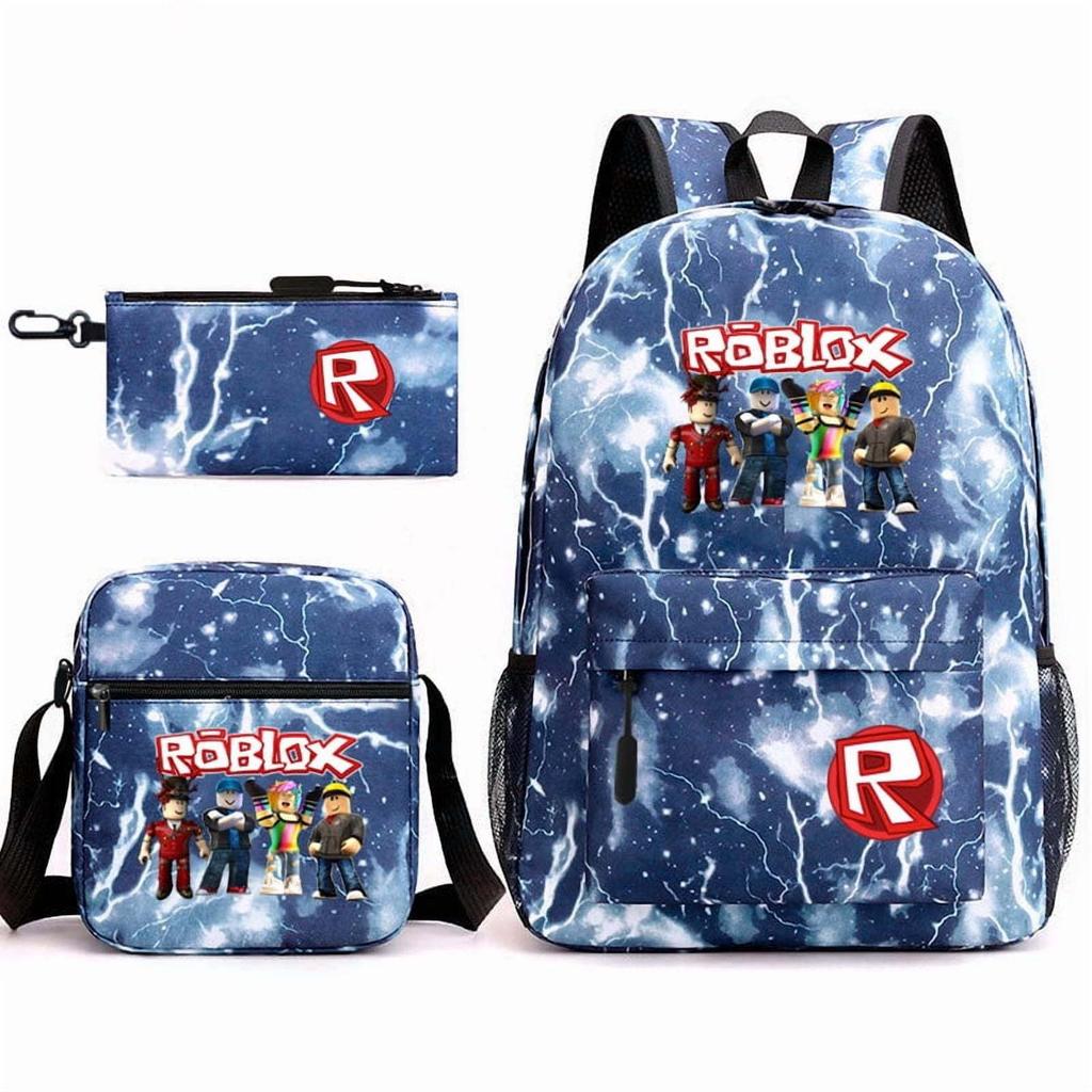 Student Schoolbag Cartoon Backpack Set 3D Digital Printing Backpack