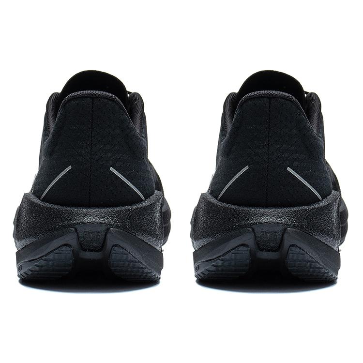 Li Ning Super Light 20 Fashion Odporne na ścieranie Oddychające Niskie Buty do biegania Męskie Czysta czerń ARBT001-7