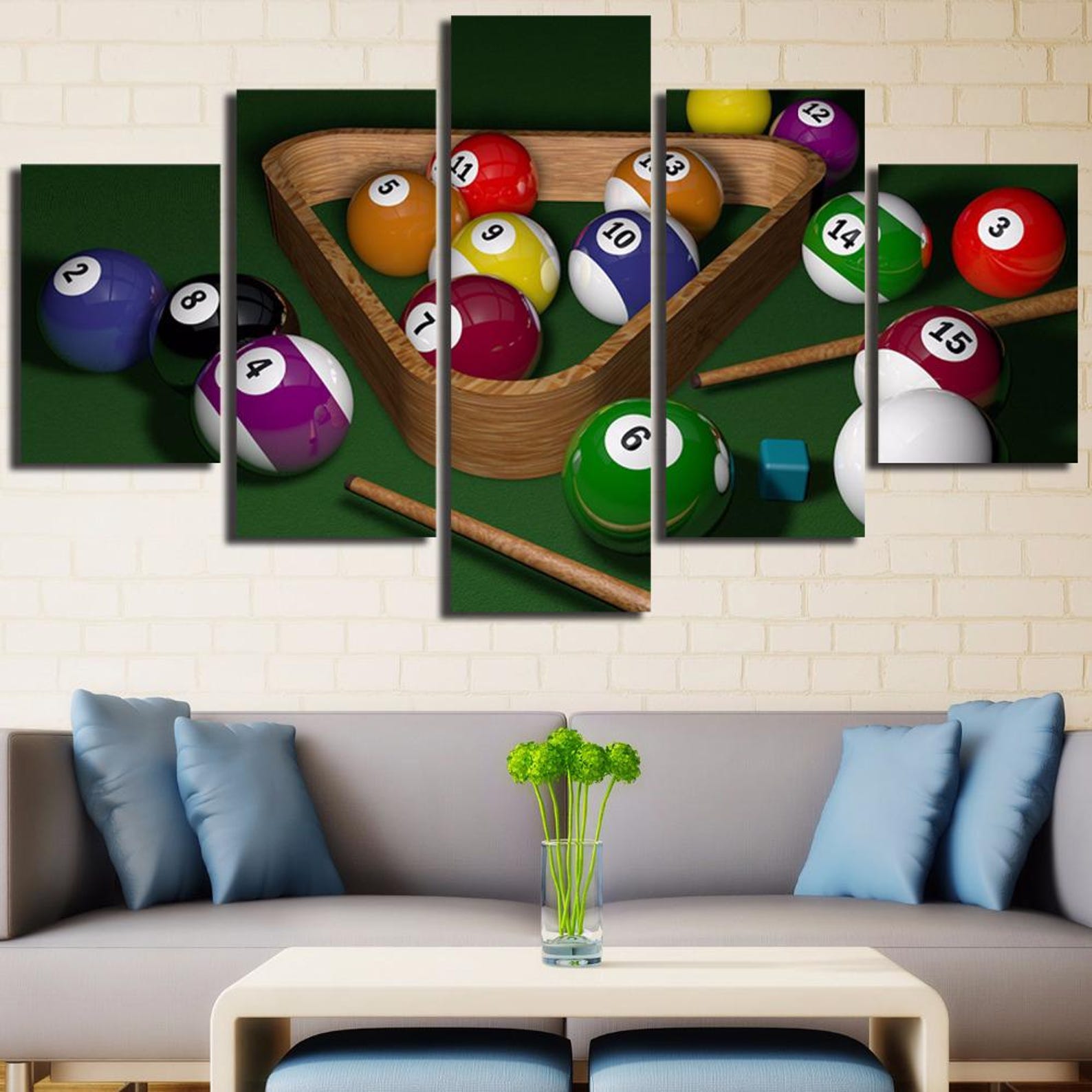 

Contemporary Five Piece Canvas Wall Art Home Interior Decor with 20X35 20X45 20X55CM