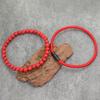 Hiphop Men Bracelet Set 2 Pcs 3 Colors Available A Grade 4mm Keel String Braclet Lucky Red Thread Braslet Pulseras Tela Suerte