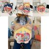 Papergames Plush Large Capacity Itabag Backpack With Zipper Closure For Daily Use